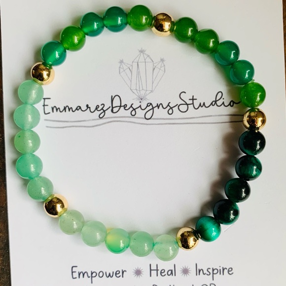 ๐ NWT ๐ Luck & Abundance ๐Healing Energy Power Gemstone Crystal Bracelet - Picture 3 of 9